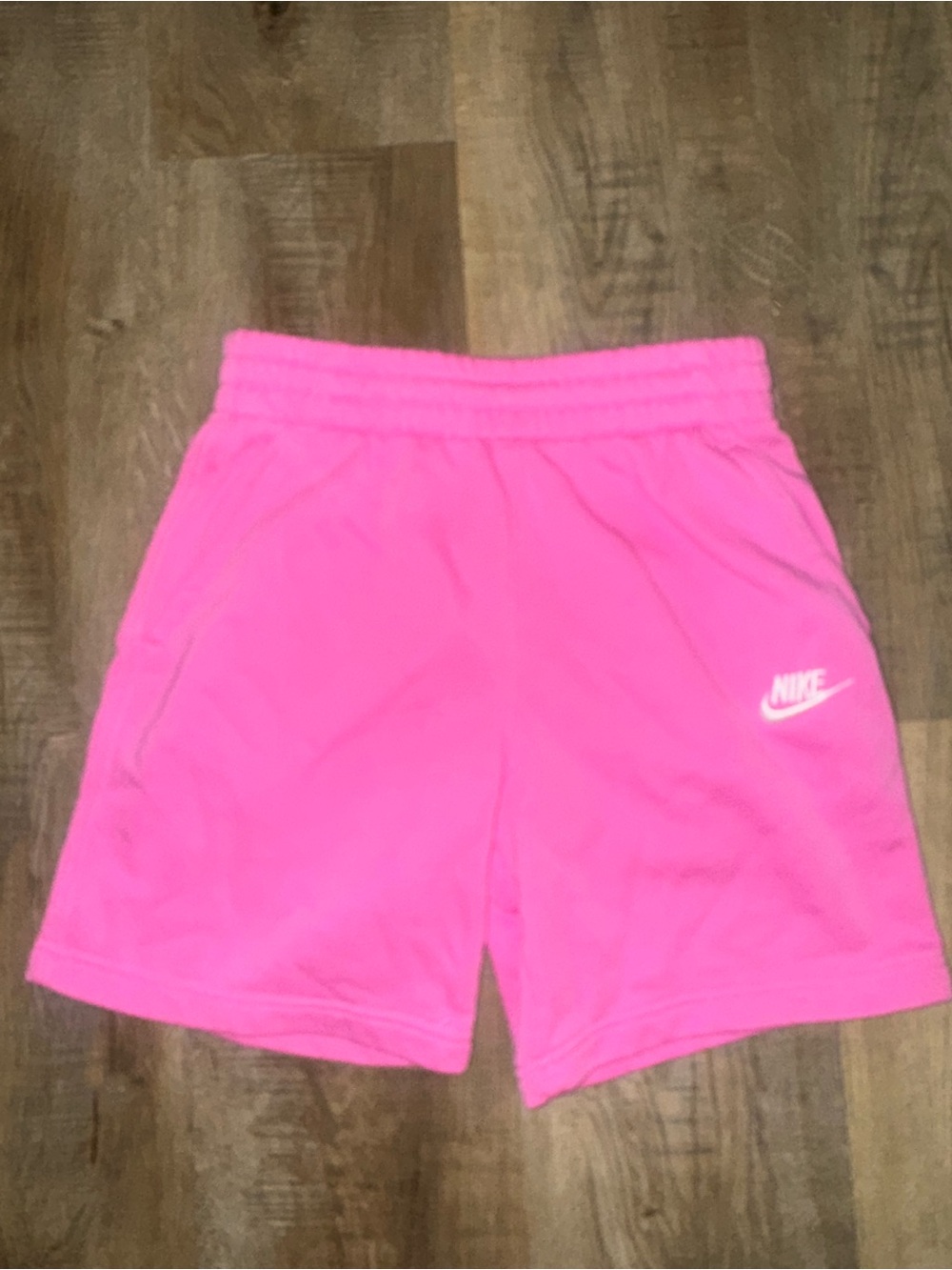 Nike Bright Pink Drawstring Athletic Shorts